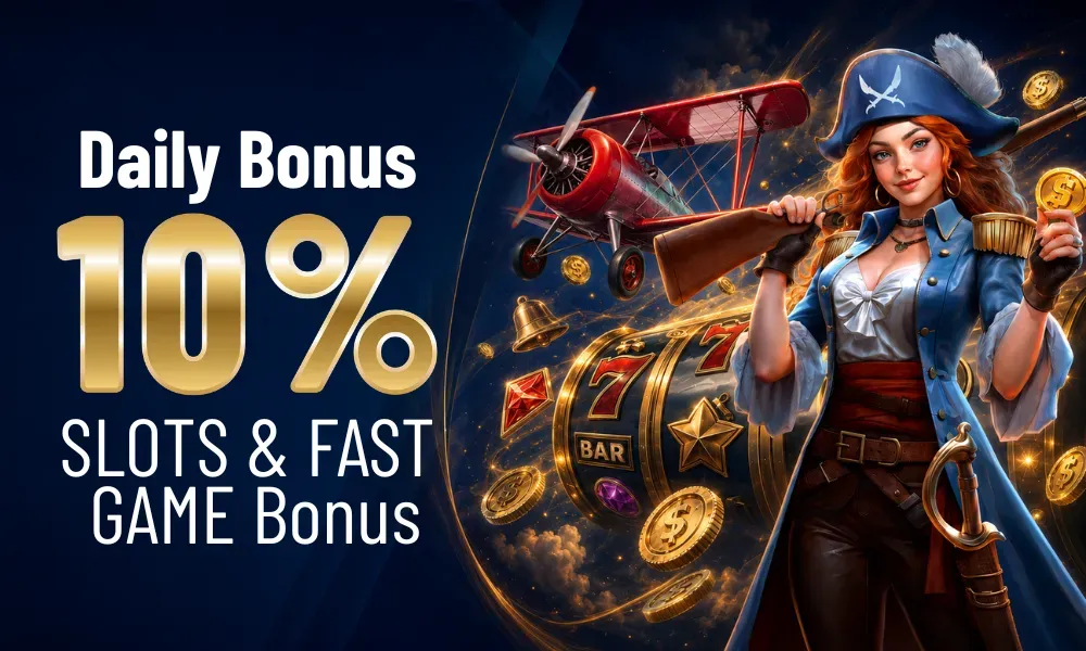 FW8 Nepal 10% Daily Slots and Fast Game Reload Bonus