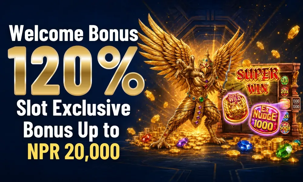 FW8 Nepal 120% Slot Welcome Bonus up to NPR 20000