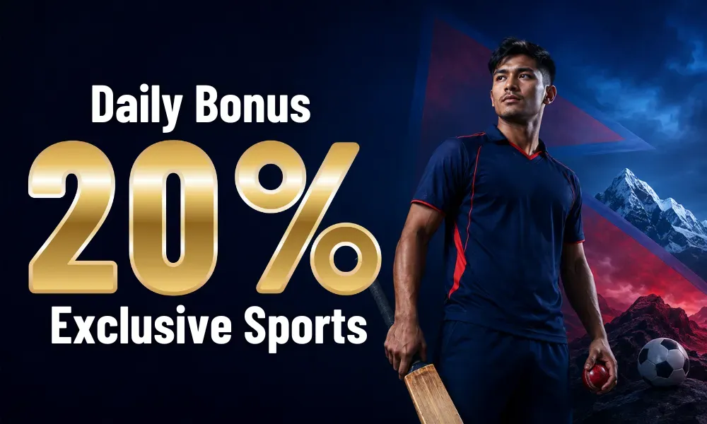 FW8 Nepal 20% Daily Sports Betting Reload Bonus