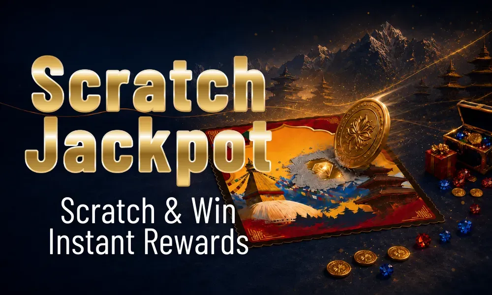 FW8 Nepal Jackpot Lucky Scratch Card Instant Cash Prizes