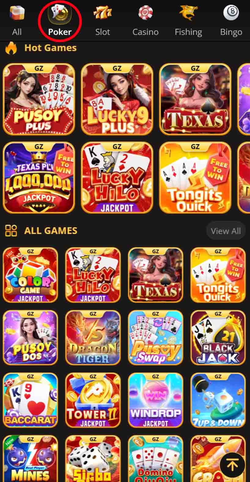 Champion Zone casino login play poker