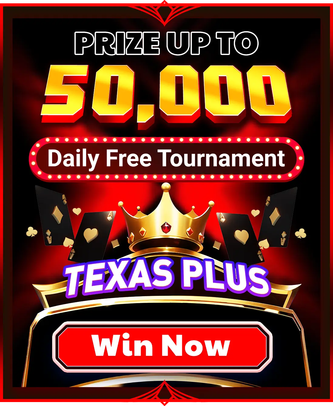 Daily Free Tournament PRIZE UP TO 50,000